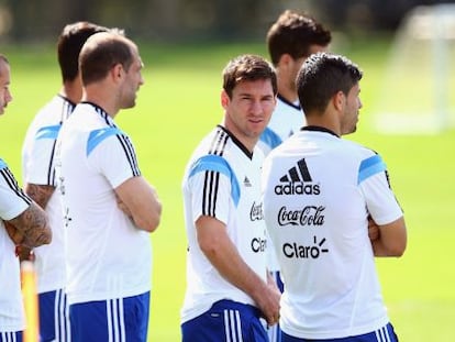 Entrenamiento de la selecci&oacute;n Argentina