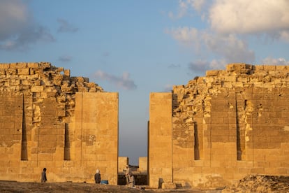 Uno de los sitios donde labora el equipo de Kathleen Martínez en Egipto.