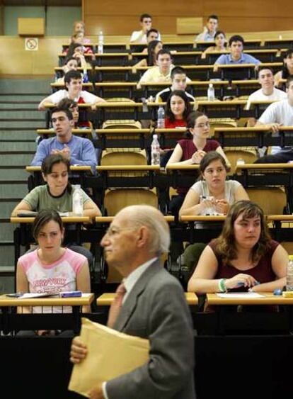 Selectividad en la Universidad Complutense de Madrid.