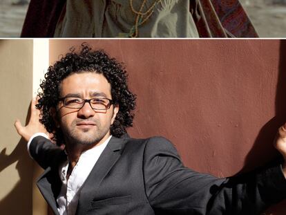 Un fotograma de <i>Son of Babylon</i> y abajo Mohamed al Daradij.