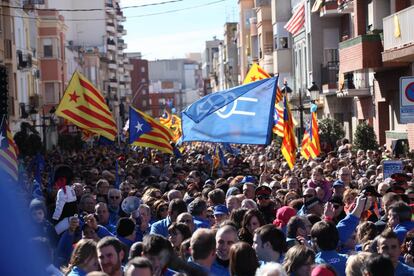 L'Assemblea Nacional Catalana (ACN) havia fet una crida a manifestar-se per l'Ebre, perquè consideren la reivindicació una qüestió de país. 