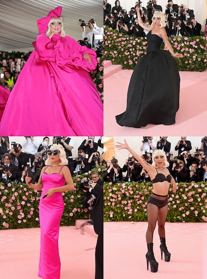 Lady Gaga en la gala Met de 2019.