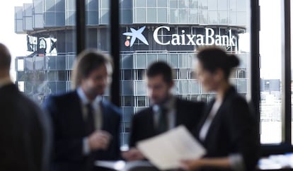 Centro corporativo de CaixaBank en Barcelona.