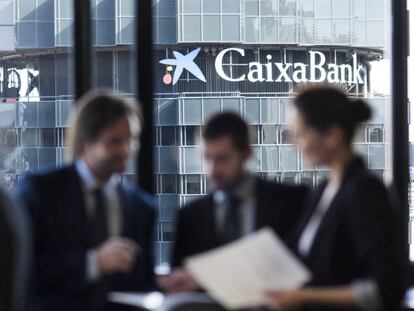 Centro corporativo de CaixaBank en Barcelona.