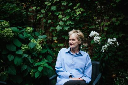 Siri Hustvedt en su casa de Nueva York en 2019.