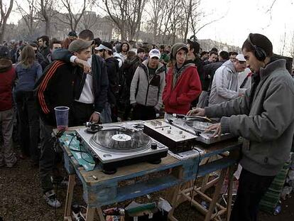 Celebración de la fiesta de <i>san Canuto</i> de 2006, en el campus de la Universidad Autónoma.