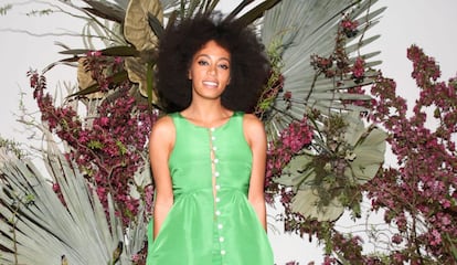 Solange Knowles en un evento de Nueva York el año pasado.