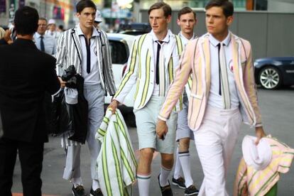 Moncler Gamme Bleu, en Milán.