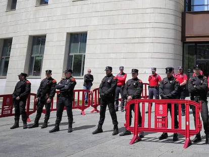 Palacio de Justicia de Pamplona, donde se ha leído la sentencia del caso de la Manada.