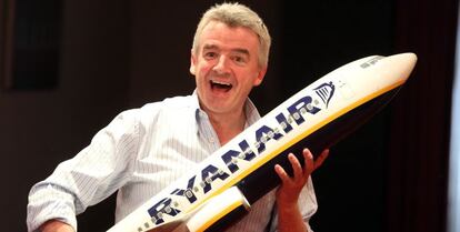 El presidente de la compañía aérea Ryanair, Michael O'Leary.