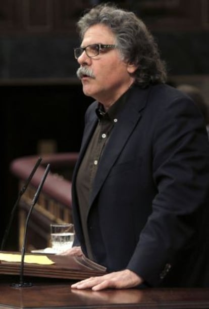 Joan Tardà en el Congreso.