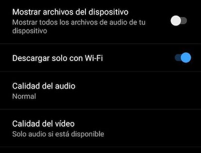 YouTube calidad