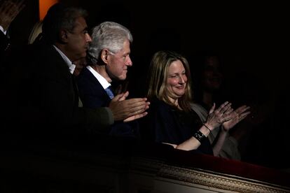 Bill Clinton estaba invitado a esta gala. Siempre está muy concienciado con los temas medioambientales.