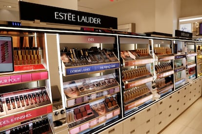 La sección de Estée Lauder en la tienda insignia de Nordstrom, en Nueva York (EE UU), en una imagen de archivo.