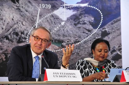 Miembros de la ONU en la conferencia de la asamblea de Medio Ambiente en Nairobi (Kenia). 