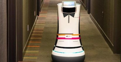Foto promocional del robot botones.