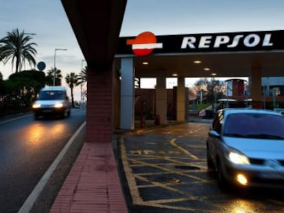 Una gasolinera de Repsol en Marbella