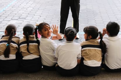 Alumnos en la escuela Christel House en México.