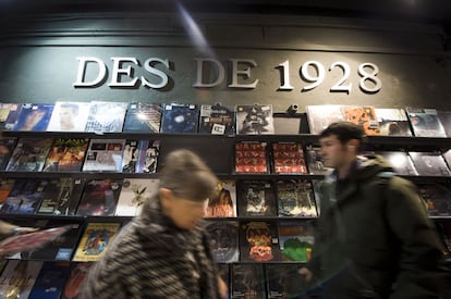 Interior de la tienda, este jueves.