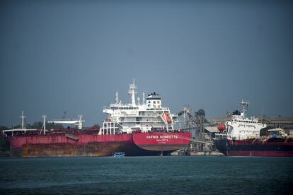 Vista del puerto de Tuxpan, Veracruz