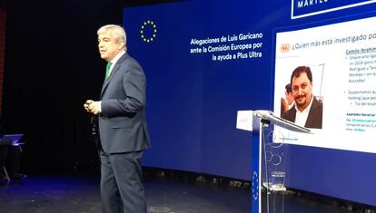 El eurodiputado de Ciudadanos Luis Garicano esta mañana en Madrid.