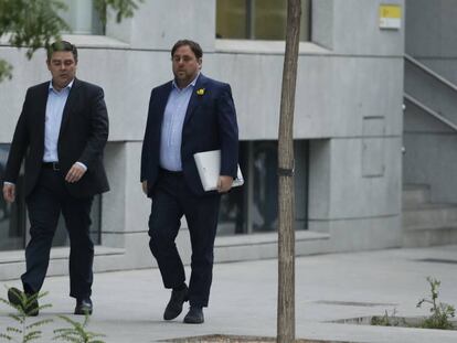 Junqueras llega a la Audiencia Nacional, el pasado día 2 de noviembre.