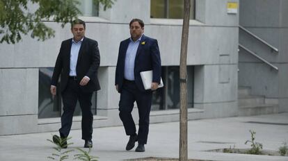 Junqueras llega a la Audiencia Nacional, el pasado día 2 de noviembre.