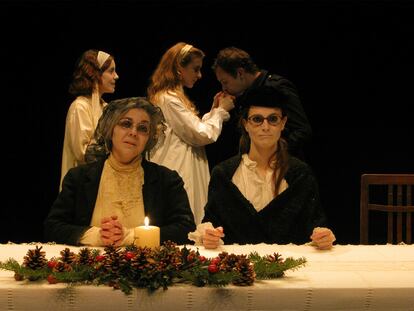 Un momento de la obra <i>La larga cena de Navidad </i><b>que dirige Juan Pastor</b>.