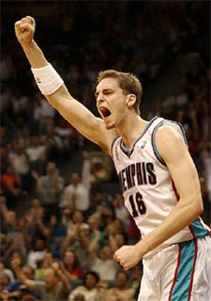 Gasol, en un partido ante Portland de la pasada temporada.