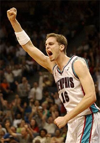 Gasol, en un partido ante Portland de la pasada temporada.