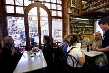 El bar Quimet en el barrio barcelonés de Horta