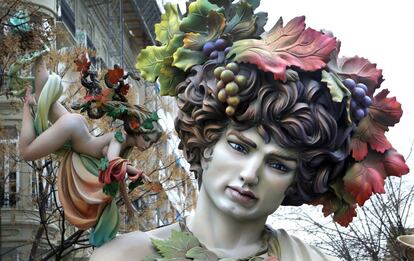 Detalle de la falla del Convento de Jerusalén.