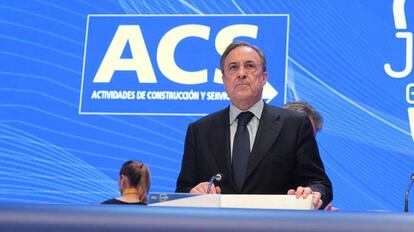 Florentino Pérez, presidente de ACS.