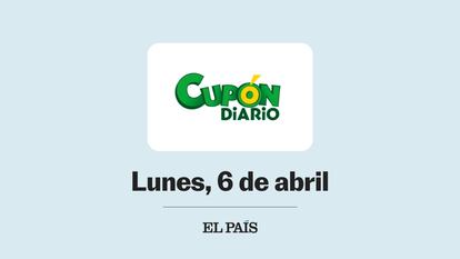 Cupón diario de la ONCE comprobar sorteo del lunes 6 de abril de 2026