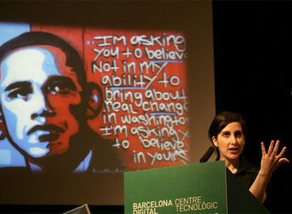 Rahaf Harfoush, durante el Bdigital Global Congress de Barcelona