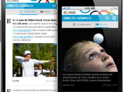 Los Juegos Olímpicos, vistos desde el móvil