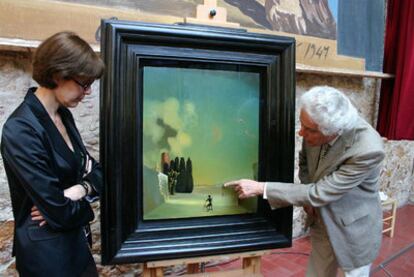 Antoni Pitxot muestra la nueva obra del Museo Dalí.