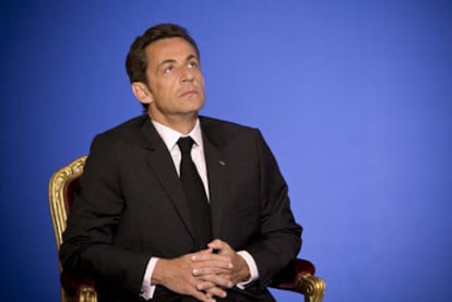 El presidente Nicolas Sarkozy, en un acto oficial celebrado en el palacio del Elíseo en mayo de 2009.