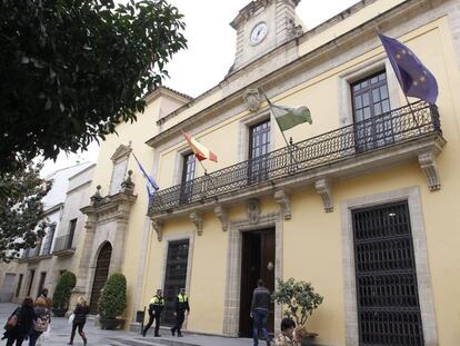 Fachada del Ayuntamiento de Jerez de la Frontera