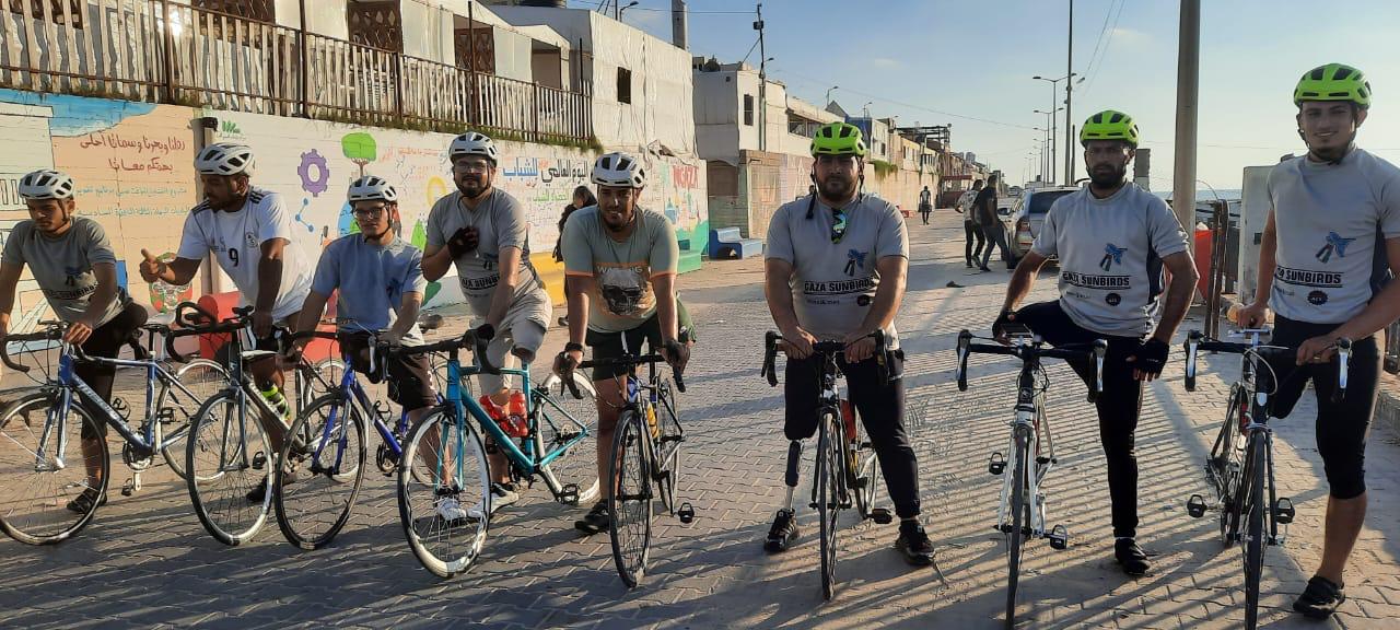Los Gaza Sunbirds, el equipo ciclista de amputados que compite por “el derecho a existir de Palestina”