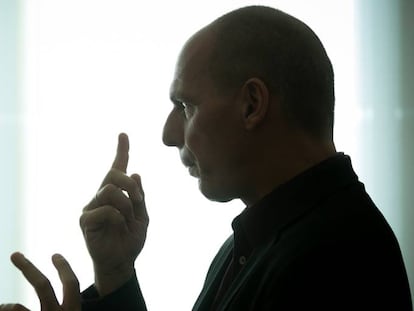 Yanis Varoufakis, exministro de Finanzas de Grecia. Barcelona, 9 de noviembre de 2017