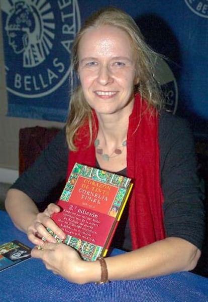 Cornelia Funke, durante la presentación de su libro.