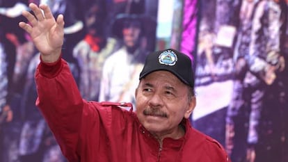 Daniel Ortega, durante su más reciente aparición en Managua.