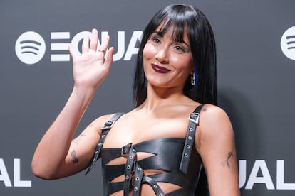 Aitana Oca?a en un evento organizado por Spotify, el 10 de diciembre de 2024 en Madrid. 