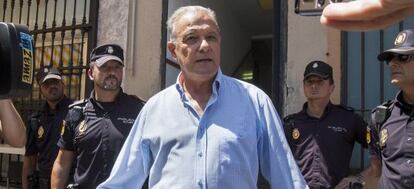 El exconsejero Ángel Ojeda, tras su detención este verano.