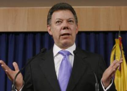 En la imagen, el presidente de Colombia, Juan Manuel Santos. EFE/Archivo