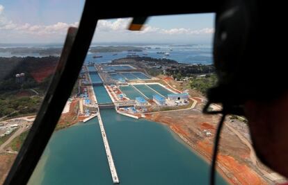 Vista del Canal de Panam&aacute;.