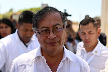 El presidente colombiano Gustavo Petro, en la Cumbre Iberoamericana que se celebra en República Dominicana.