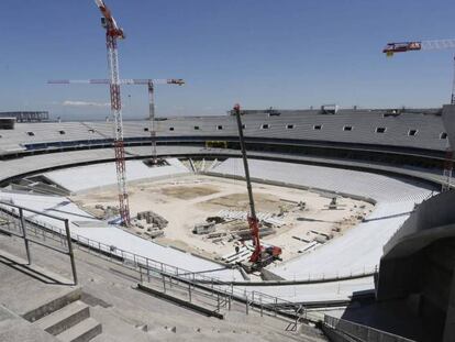 Imagen del estadio de La Peineta en Madrid.