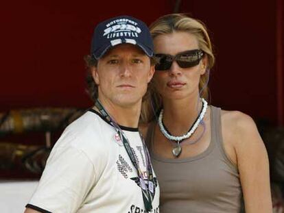 Esther Cañadas y el ex piloto Sete Gibernau